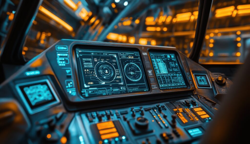 control table spacecraft from inside